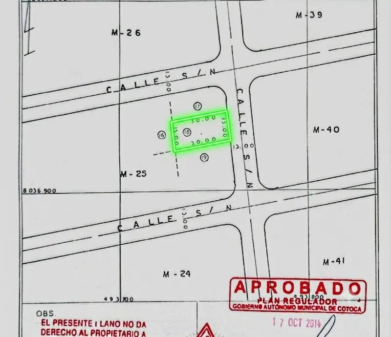 Terreno de 450 m² en venta en la carretera a Cotoca, Zona Este: foto 2 de 2